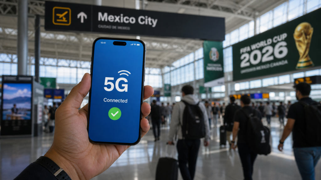 5G eSIM at Mexico City Airport